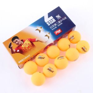 红双喜二星黄色乒乓球 1840BOY DXAJ732-3 40mm